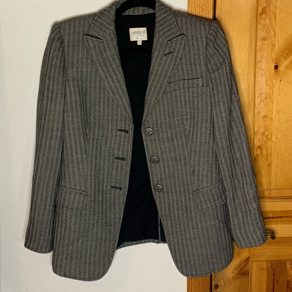 ARMANI COLLEZIONI wool blazer women’s size 4